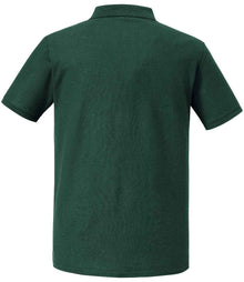 Russell Athletic Authentic Eco Piqué Polo Shirt 570M - 570M Bottle Green Back