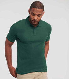 Russell Athletic Authentic Eco Piqué Polo Shirt 570M - 570M Bottle Green Model