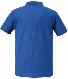 Russell Athletic Authentic Eco Piqué Polo Shirt 570M - 570M Bright Royal Back