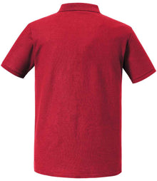 Russell Athletic Authentic Eco Piqué Polo Shirt 570M - 570M Classic Red Back