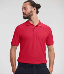 Russell Athletic Authentic Eco Piqué Polo Shirt 570M - 570M Classic Red Model