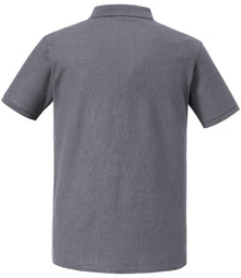 Russell Athletic Authentic Eco Piqué Polo Shirt 570M - 570M Convoy Grey Back
