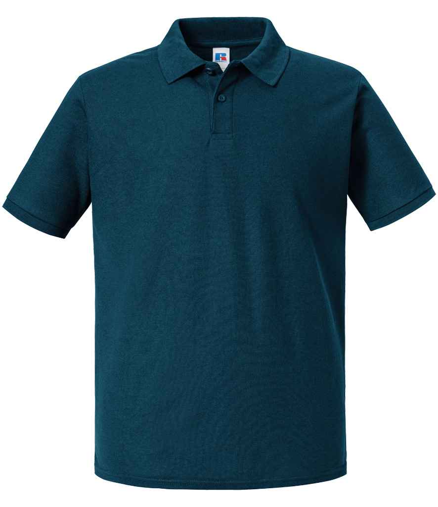 Russell Athletic Authentic Eco Piqué Polo Shirt 570M - Petrol Blue