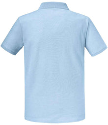 Russell Athletic Authentic Eco Piqué Polo Shirt 570M - 570M Sky Blue Back