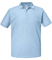 Russell Athletic Authentic Eco Piqué Polo Shirt 570M - Sky Blue