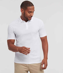 Russell Athletic Authentic Eco Piqué Polo Shirt 570M - 570M White Model