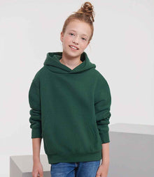 Russell Athletic Kids Hooded Sweatshirt 575B - 575B Bottle Green Model