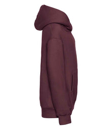 Russell Athletic Kids Hooded Sweatshirt 575B - 575B Burgundy Side