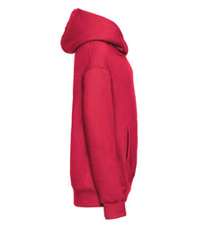Russell Athletic Kids Hooded Sweatshirt 575B - 575B Classic Red Side