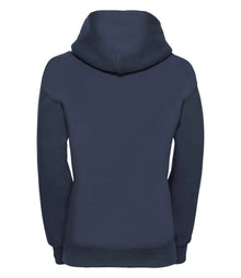 Russell Athletic Kids Hooded Sweatshirt 575B - 575B French Navy Back