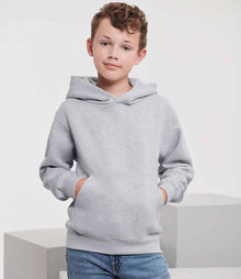 Russell Athletic Kids Hooded Sweatshirt 575B - 575B Light Oxford Model