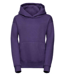 Russell Athletic Kids Hooded Sweatshirt 575B - Purple