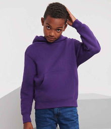 Russell Athletic Kids Hooded Sweatshirt 575B - 575B Purple Model