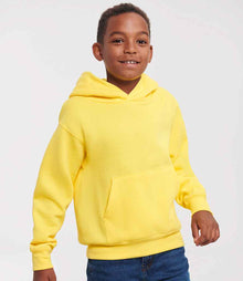Russell Athletic Kids Hooded Sweatshirt 575B - 575B Yellow Model