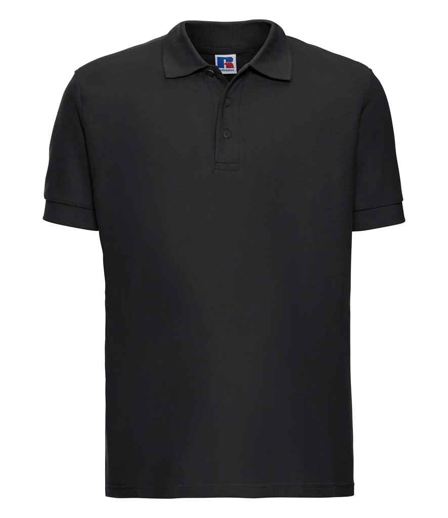 Russell Athletic Ultimate Cotton Piqué Polo Shirt 577M - Black