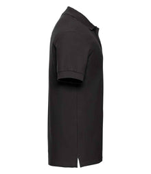 Russell Athletic Ultimate Cotton Piqué Polo Shirt 577M - 577M Black Side