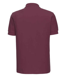 Russell Athletic Ultimate Cotton Piqué Polo Shirt 577M - 577M Burgundy Back
