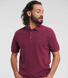 Russell Athletic Ultimate Cotton Piqué Polo Shirt 577M - 577M Burgundy Model