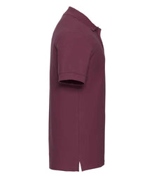 Russell Athletic Ultimate Cotton Piqué Polo Shirt 577M - 577M Burgundy Side