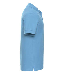 Russell Athletic Ultimate Cotton Piqué Polo Shirt 577M - 577M Sky Blue Side