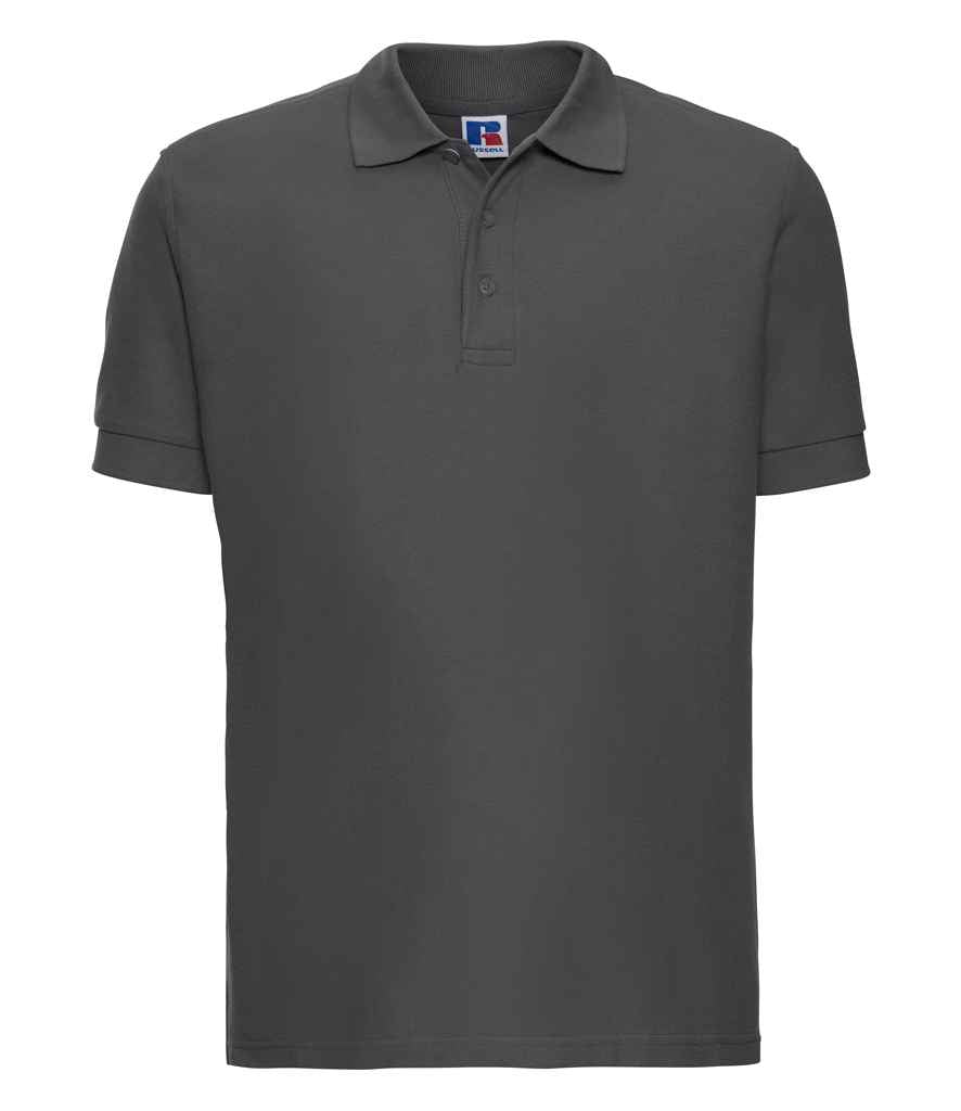 Russell Athletic Ultimate Cotton Piqué Polo Shirt 577M - Titanium