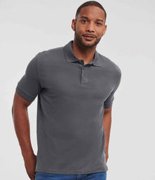 Russell Athletic Ultimate Cotton Piqué Polo Shirt 577M - 577M Titanium Model