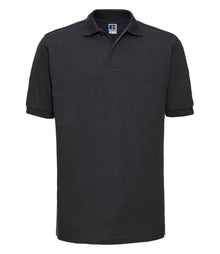 Russell Athletic Hardwearing Poly/Cotton Piqué Polo Shirt 599M - Black