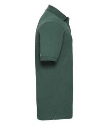 Russell Athletic Hardwearing Poly/Cotton Piqué Polo Shirt 599M - 599M Bottle Green Side