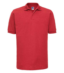 Russell Athletic Hardwearing Poly/Cotton Piqué Polo Shirt 599M - Bright Red