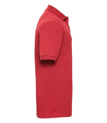 Russell Athletic Hardwearing Poly/Cotton Piqué Polo Shirt 599M - 599M Bright Red Side