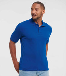 Russell Athletic Hardwearing Poly/Cotton Piqué Polo Shirt 599M - 599M Bright Royal Model