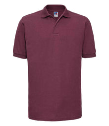 Russell Athletic Hardwearing Poly/Cotton Piqué Polo Shirt 599M - Burgundy