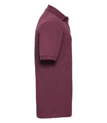 Russell Athletic Hardwearing Poly/Cotton Piqué Polo Shirt 599M - 599M Burgundy Side