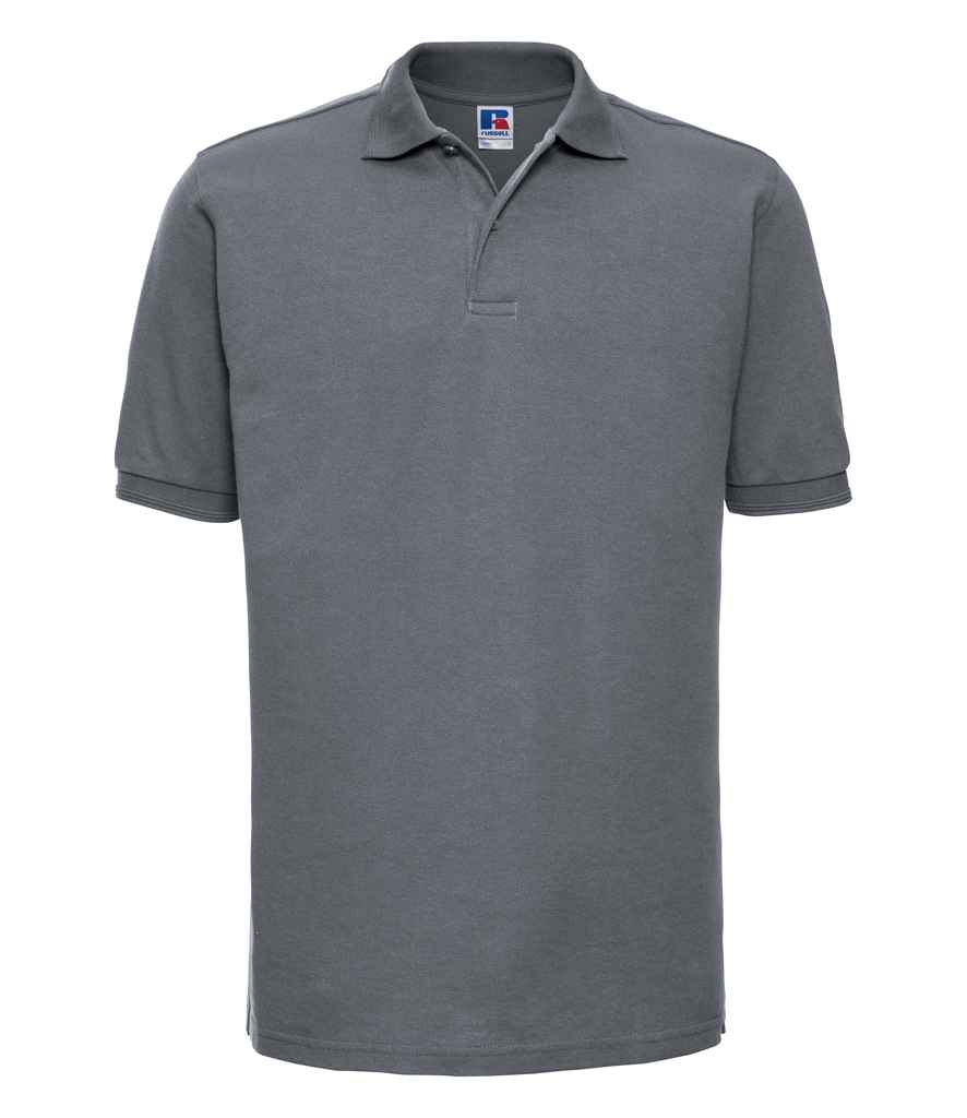 Russell Athletic Hardwearing Poly/Cotton Piqué Polo Shirt 599M - Convoy Grey