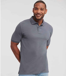 Russell Athletic Hardwearing Poly/Cotton Piqué Polo Shirt 599M - 599M Convoy Grey Model