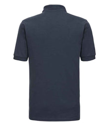 Russell Athletic Hardwearing Poly/Cotton Piqué Polo Shirt 599M - 599M French Navy Back