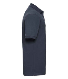 Russell Athletic Hardwearing Poly/Cotton Piqué Polo Shirt 599M - 599M French Navy Side