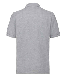 Russell Athletic Hardwearing Poly/Cotton Piqué Polo Shirt 599M - 599M Light Oxford Back