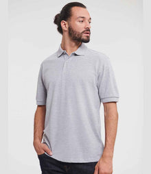 Russell Athletic Hardwearing Poly/Cotton Piqué Polo Shirt 599M - 599M Light Oxford Model