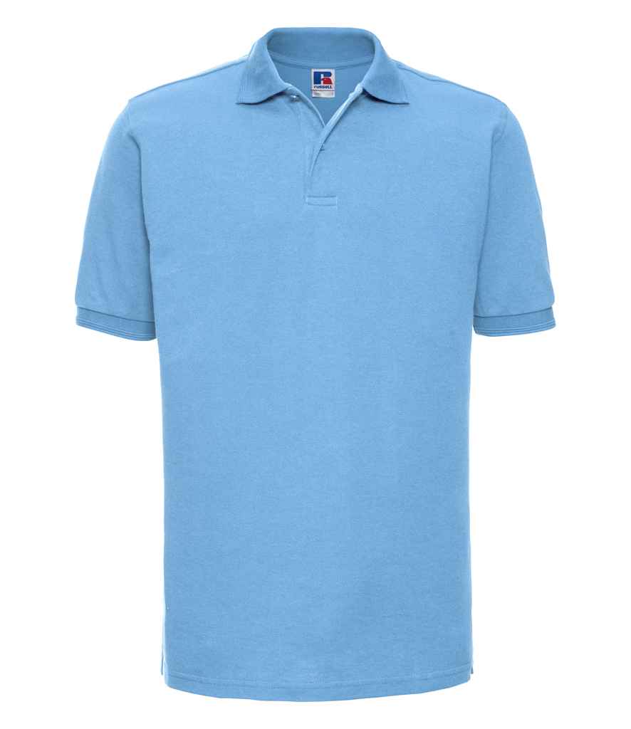 Russell Athletic Hardwearing Poly/Cotton Piqué Polo Shirt 599M - Sky Blue