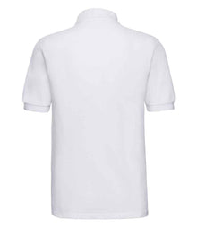 Russell Athletic Hardwearing Poly/Cotton Piqué Polo Shirt 599M - 599M White Back