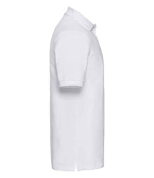 Russell Athletic Hardwearing Poly/Cotton Piqué Polo Shirt 599M - 599M White Side