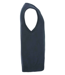 Russell Athletic Collection Sleeveless Cotton Acrylic V Neck Sweater 716M - 716M French Navy Side