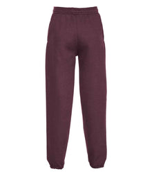 Russell Athletic Kids Elasticated Hem Jog Pants 750B - 750B Burgundy Back