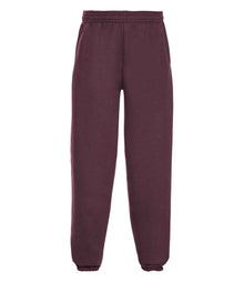 Russell Athletic Kids Elasticated Hem Jog Pants 750B - Burgundy