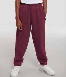 Russell Athletic Kids Elasticated Hem Jog Pants 750B - 750B Burgundy Model