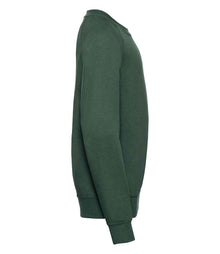 Russell Athletic Kids Raglan Sweatshirt 762B - 762B Bottle Green Side