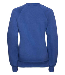Russell Athletic Kids Raglan Sweatshirt 762B - 762B Bright Royal Back