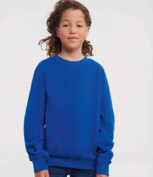 Russell Athletic Kids Raglan Sweatshirt 762B - 762B Bright Royal Model
