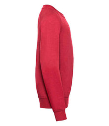 Russell Athletic Kids Raglan Sweatshirt 762B - 762B Classic Red Side